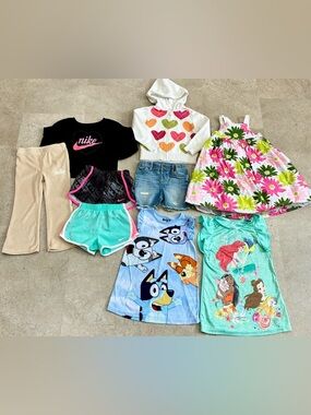 Girls NIKE/GYMBOREE/OSHKOSH Shorts..Dress..Outfit & Pajamas Summer Lot, sz 3T